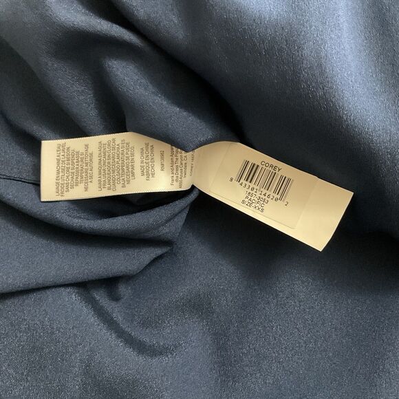 NEW Dress the Population Corey Dress in Pacific BlueSize XXS Short Sleeve - Picture 10 of 12